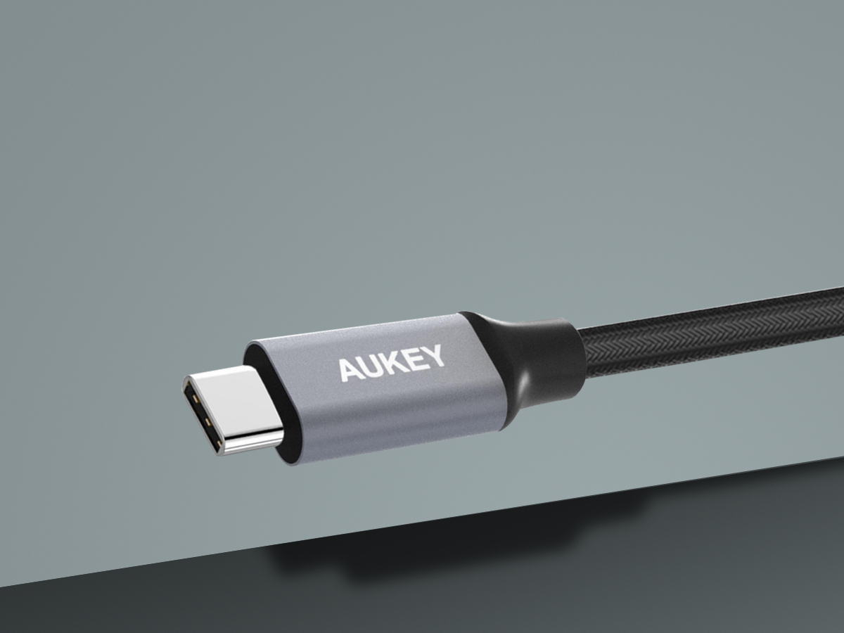 AUKEY Braided USB-C to USB-C cable (£5)