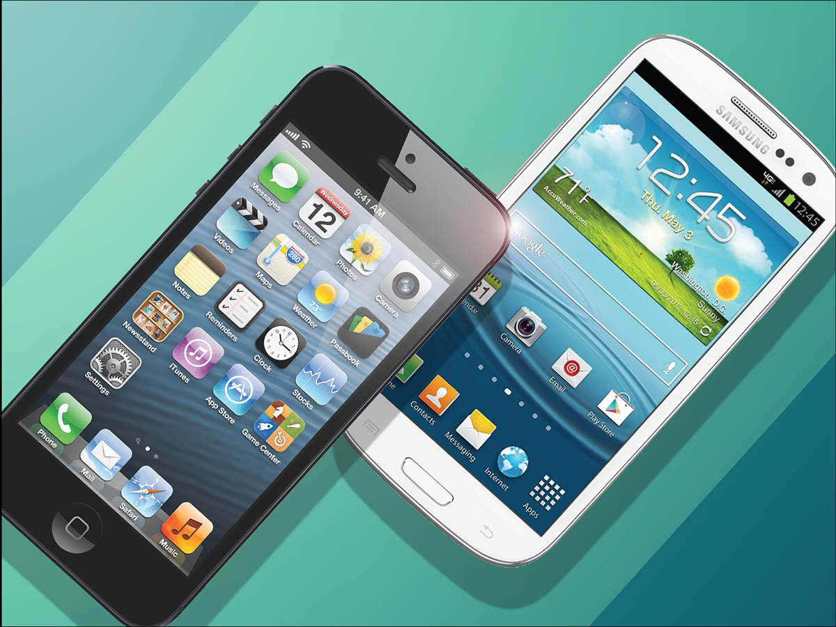2012: iPhone 5 vs Samsung Galaxy S3